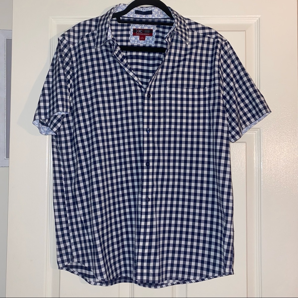 Johnston & Murphy Short Sleeve Button Down
